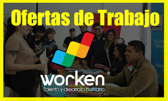 Worken Tiene mas de 600 Ofertas de Empleo-México